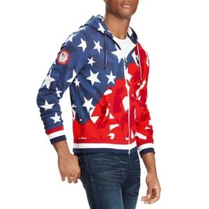 Team USA Polo Ralph Lauren Red and Blue 2018 Winter Olympics